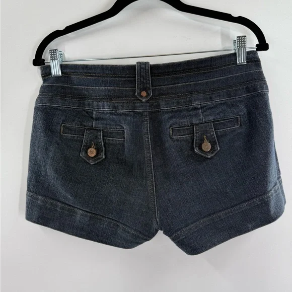 EUC Boom Boom Jeans Button Tab Denim Shorts - Picture 5 of 6